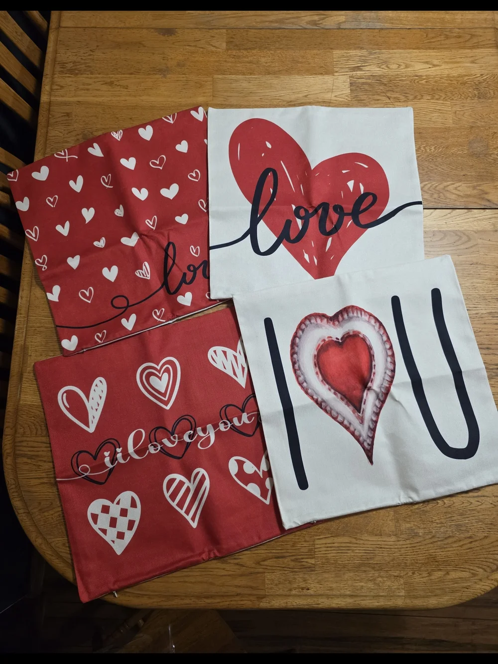 Heart Romantic Valentine Love Pillow Cases